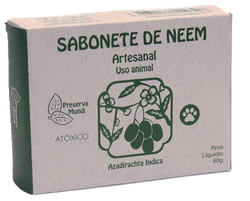 Sabonete de Neem - Animal - Preserva Mundi - Caixa com 80g - Mundo dos Óleos
