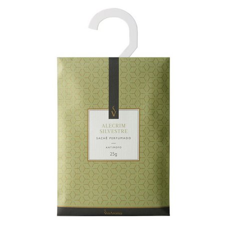 Sachê Perfumado 25g - Alecrim Silvestre - Via Aroma - Mundo dos Óleos