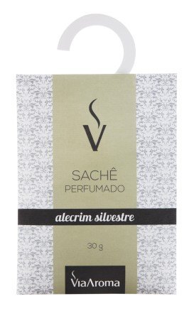 Sachê Perfumado 30g - Alecrim Silvestre - Via Aroma - Mundo dos Óleos