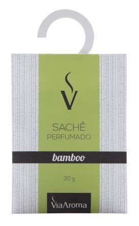 Sachê Perfumado 25g - Bamboo - Via Aroma - Mundo dos Óleos