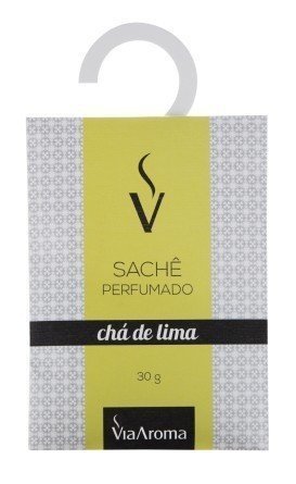 Sachê Perfumado 25g - Chá de Lima - Via Aroma - Mundo dos Óleos