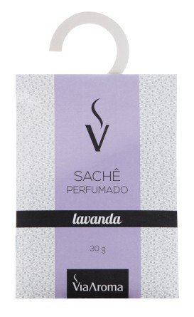 Sachê Perfumado 30g - Lavanda - Via Aroma - Mundo dos Óleos