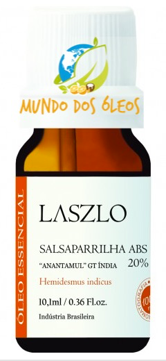 Óleo Absoluto de Salsaparrilha - Anantamul - 20% - Laszlo - Frasco com 10ml - Mundo dos Óleos