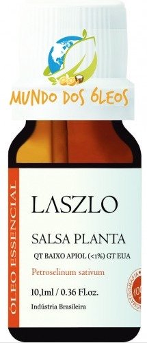 Óleo Essencial de Salsa Planta (Qt Baixo Apiol) - Laszlo - Frasco com 10ml - Mundo dos Óleos