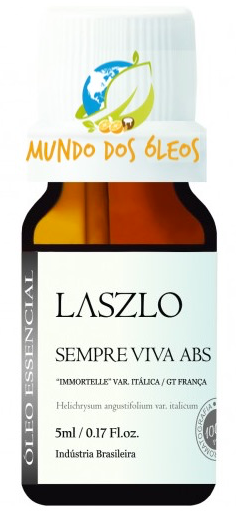 Óleo Absoluto de Sempre Viva Immortele - Laszlo - Frasco com 5ml - Mundo dos Óleos
