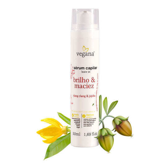 Sérum Capilar Leave In - WNF - Frasco com 50ml - Mundo dos Óleos