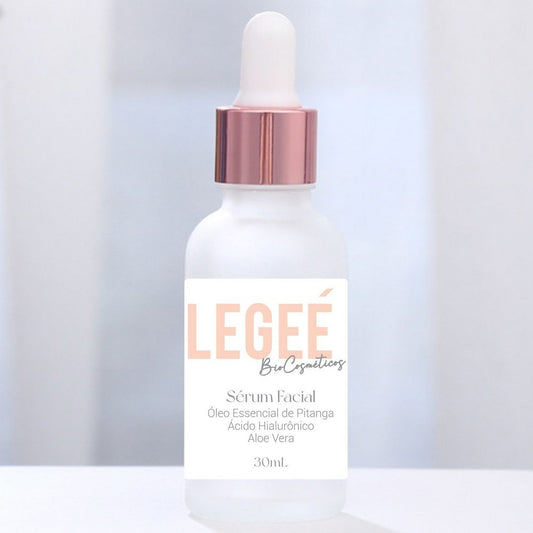 Sérum Fácial com Óleo Essencial de Pitanga - Legeé - Frasco com 30ml - Mundo dos Óleos