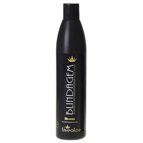 Shampoo Nutrireparador Aloe Vera - LiveAloe - Frasco com 500ml - Mundo dos Óleos