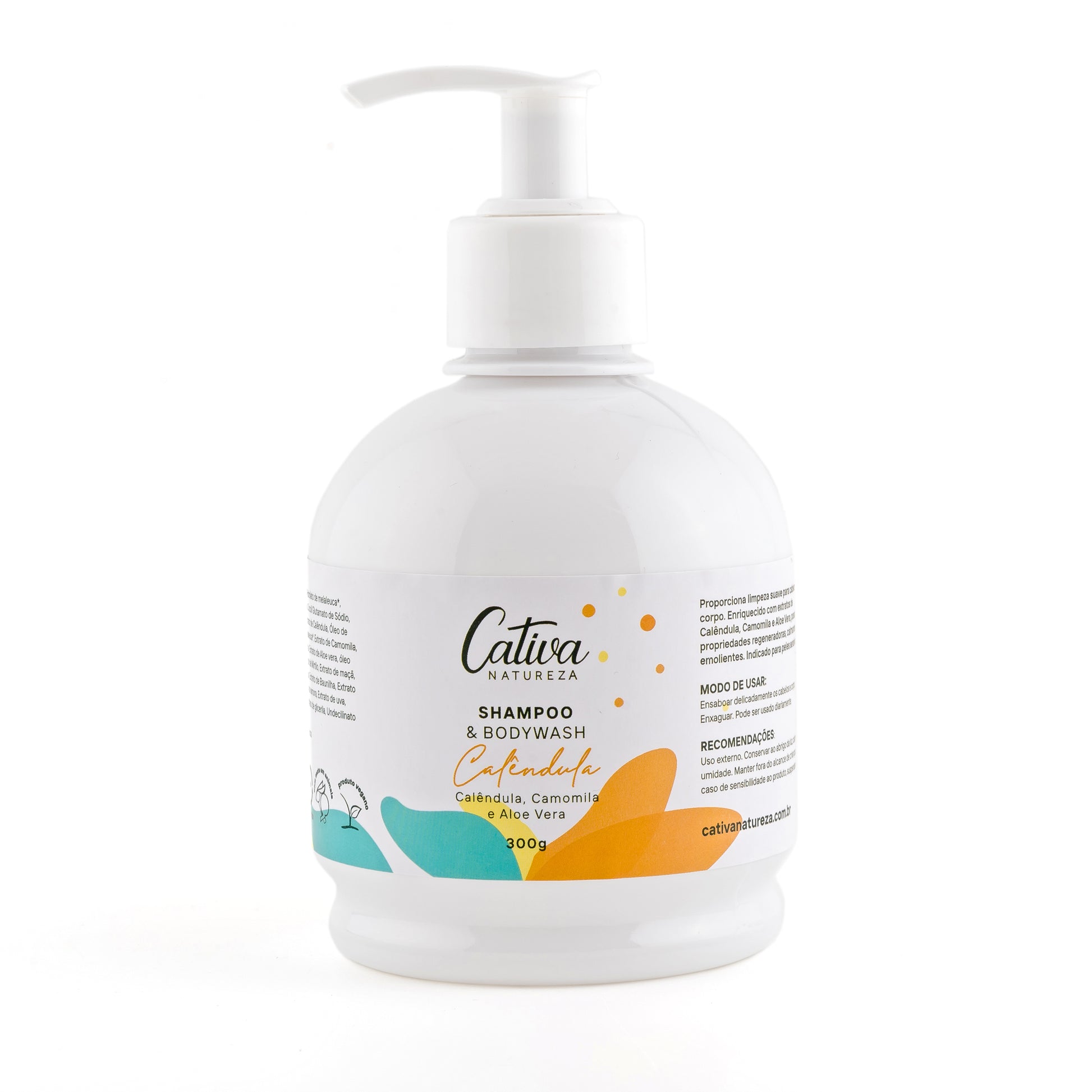 Shampoo e Body Wash - Cativa - Frasco com 315ml - Mundo dos Óleos