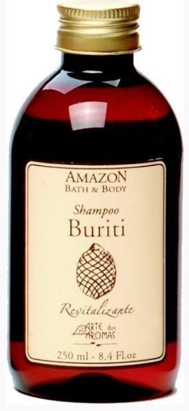 Shampoo Buriti - Arte dos Aromas - Frasco com 250ml - Mundo dos Óleos