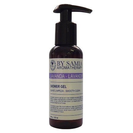 Shower Gel de Lavanda - By Samia - Frasco com 100ml - Mundo dos Óleos