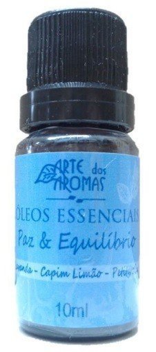 Sinergia Paz & Equilíbrio - Arte dos Aromas - Frasco com 10ml - Mundo dos Óleos
