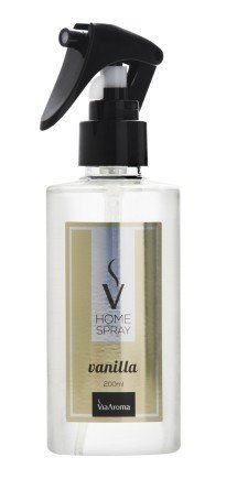 Home Spray Vanilla - Via Aroma - Frasco com 200ml - Mundo dos Óleos