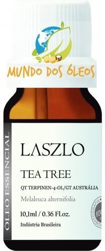 Óleo Essencial de Tea Tree (Qt Terpinen-4-Ol) Gt Australia - Laszlo - Frasco com 10ml - Mundo dos Óleos