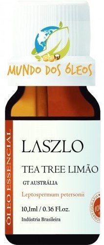 Óleo Essencial de Tea Tree Limão - Laszlo - Frasco com 10ml - Mundo dos Óleos