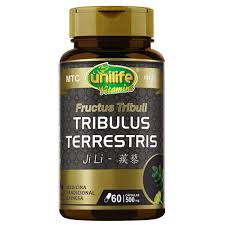 Tribulus Terrestris (Fructus Tribuli) - Unilife - Frasco com 60 Cápsulas de 500mg - Mundo dos Óleos