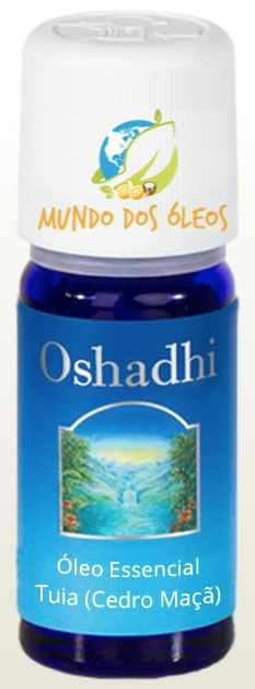 Óleo Essencial Orgânico de Tuia (Cedro Maçã) - Oshadhi - Frasco com 5ml - Mundo dos Óleos