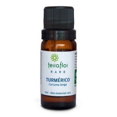 Óleo Essencial de Turmérico - Terra Flor - Frasco com 5ml - Mundo dos Óleos