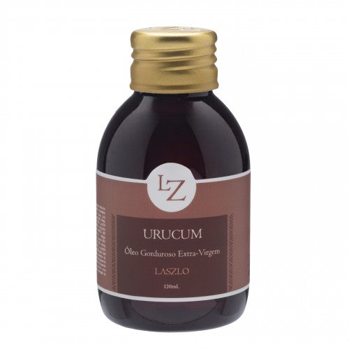 Óleo Vegetal de Urucum Extra Virgem - Laszlo - Frasco com 120ml - Mundo dos Óleos