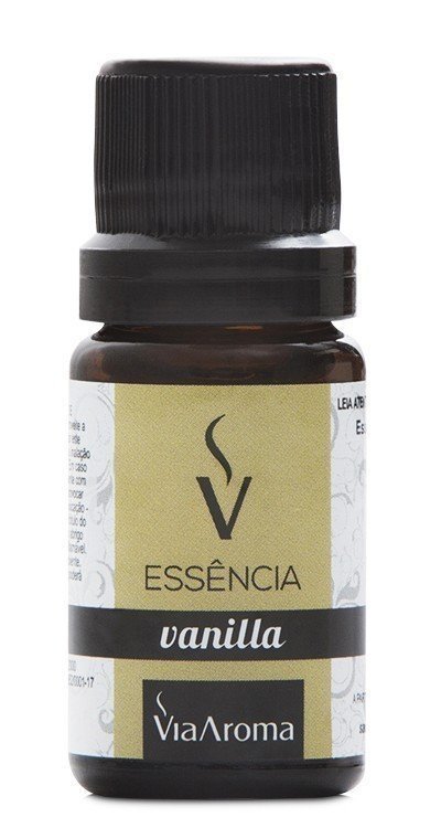 Essência Vanilla - Via Aroma - Frasco com 10ml - Mundo dos Óleos