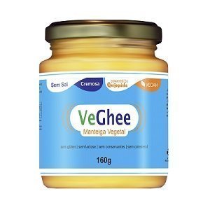 Manteiga Vegetal sem Sal - VeGhee - Frasco com 160g - Mundo dos Óleos