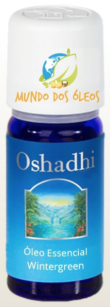 Óleo Essencial Orgânico de Wintergreen - Oshadhi - Frasco com 5ml - Mundo dos Óleos