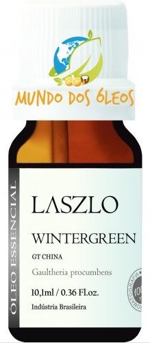 Óleo Essencial de Wintergreen - Laszlo - Frasco com 10ml - Mundo dos Óleos
