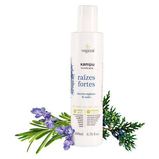 Xampu Raizes Fortes Alecrim - WNF - Frasco com 200ml - Mundo dos Óleos