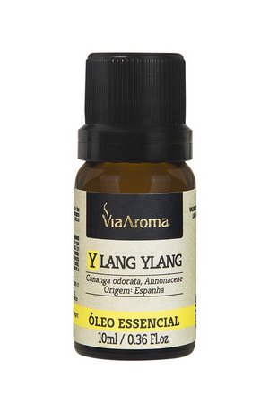 Óleo Essencial de Ylang Ylang - Via Aroma - Frasco com 10ml - Mundo dos Óleos