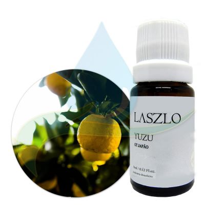 Óleo Essencial Absoluto de Yuzu (Gt Japão) - Laszlo - Frasco com 5ml - Mundo dos Óleos